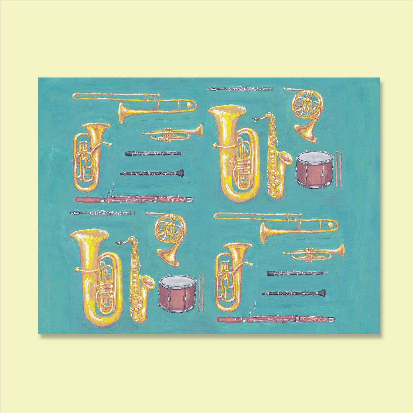 Blåsinstrument poster