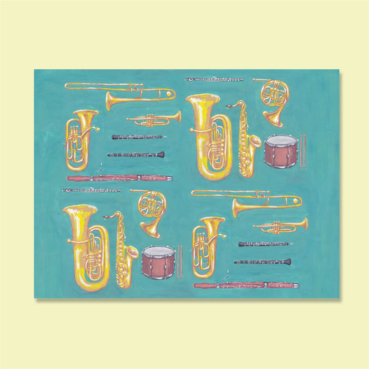 Blåsinstrument poster